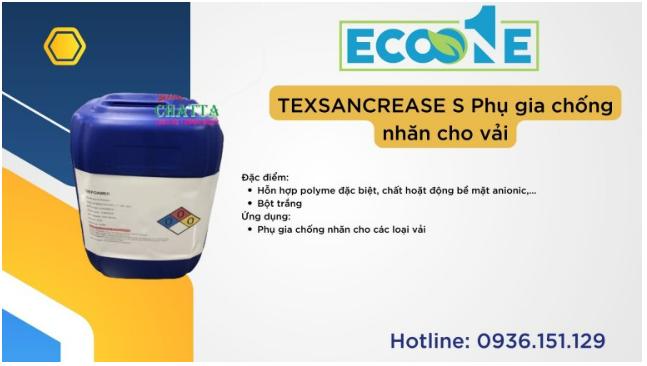 TEXSANCREASE S Phụ gia chống nhăn cho vải